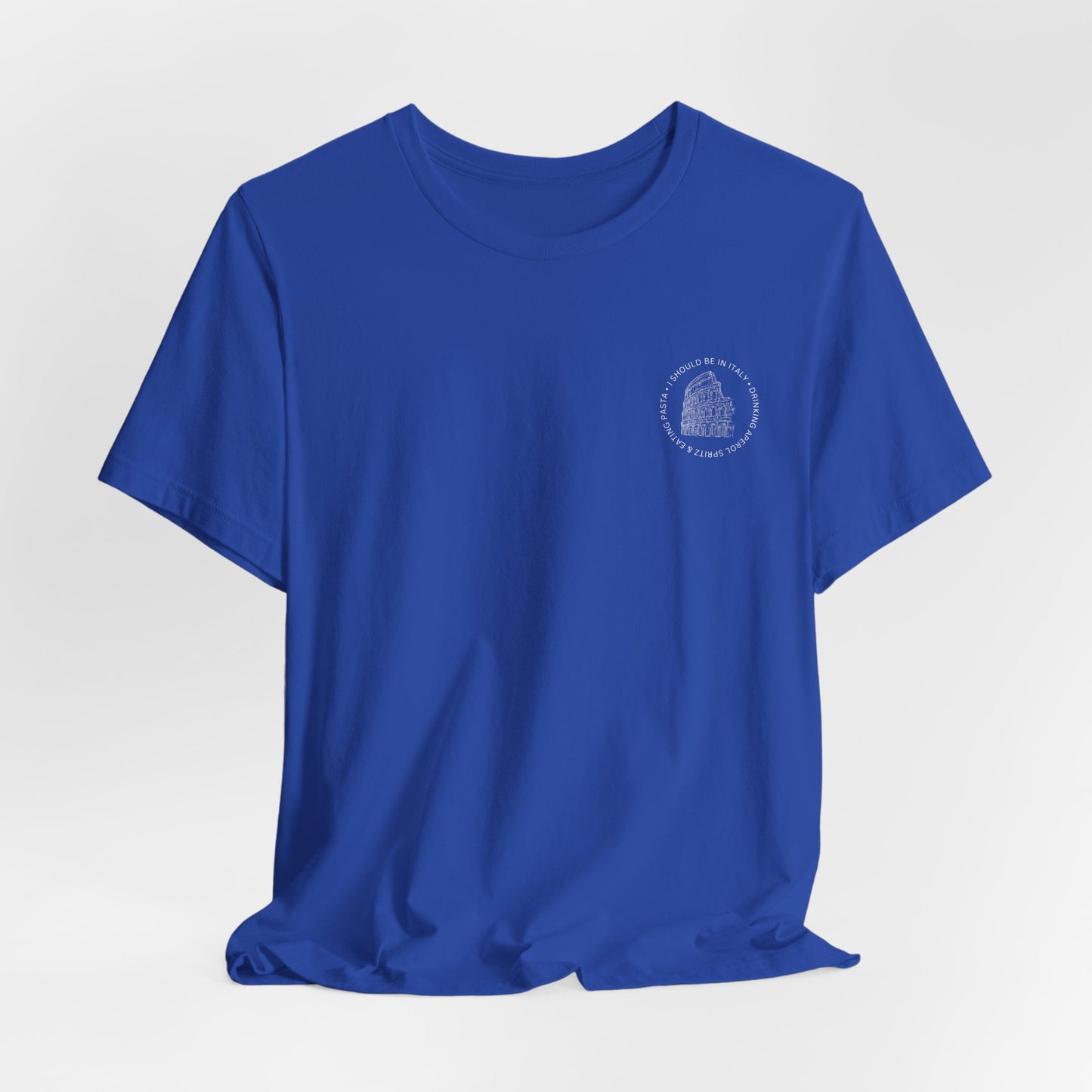 Aperol & Pasta Italy Tee — Minimalist Vintage Liberty Graphic T-Shirt