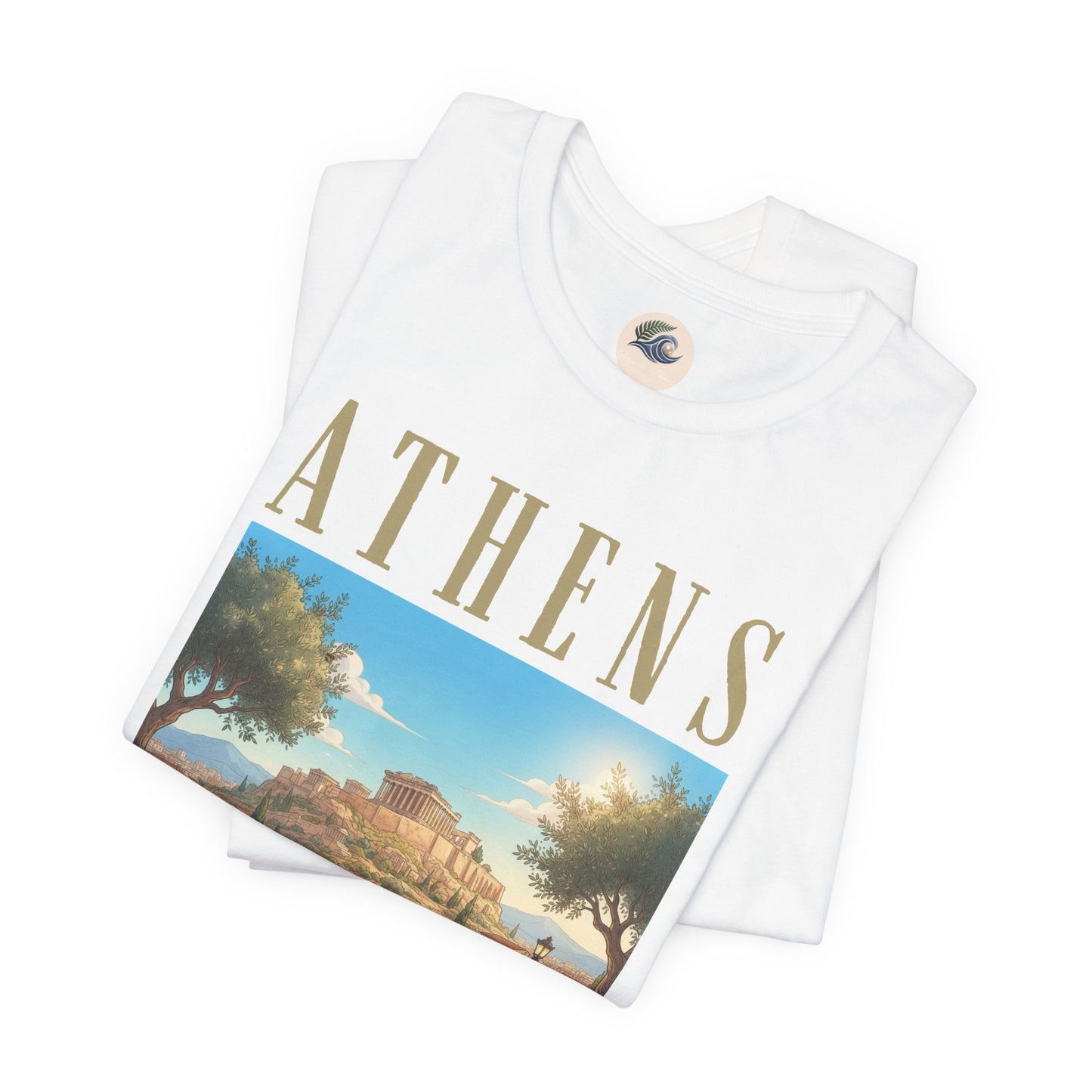 Athens Scenic Tee — Vintage Acropolis Travel T‑Shirt