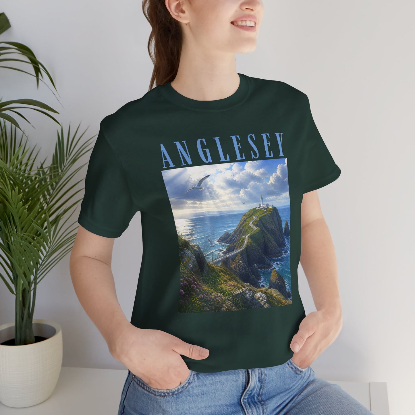 Anglesey Coastal T‑Shirt — Scenic Wales Landscape Tee