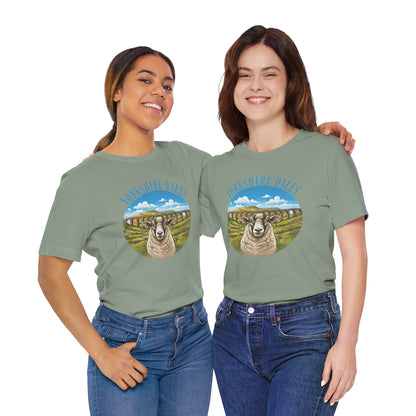 Yorkshire Dales Sheep T-Shirt — Scenic Countryside Tee