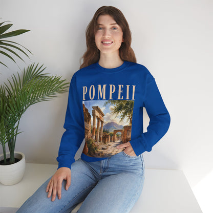 Pompeii Ruins Vintage Crewneck Sweatshirt