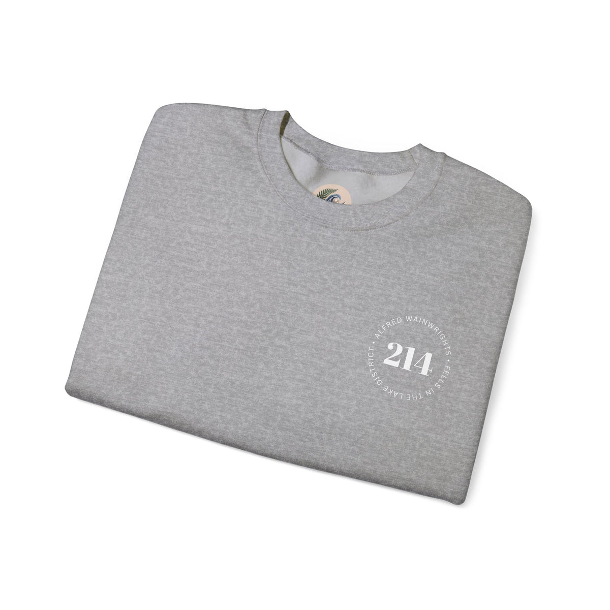 214 Wainwrights Minimalist Crewneck Sweatshirt — Small Chest Logo