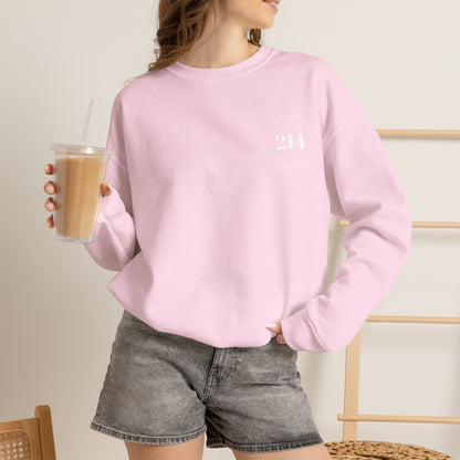 214 Wainwrights Minimalist Crewneck Sweatshirt — Small Chest Logo