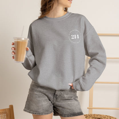 214 Wainwrights Minimalist Crewneck Sweatshirt — Small Chest Logo