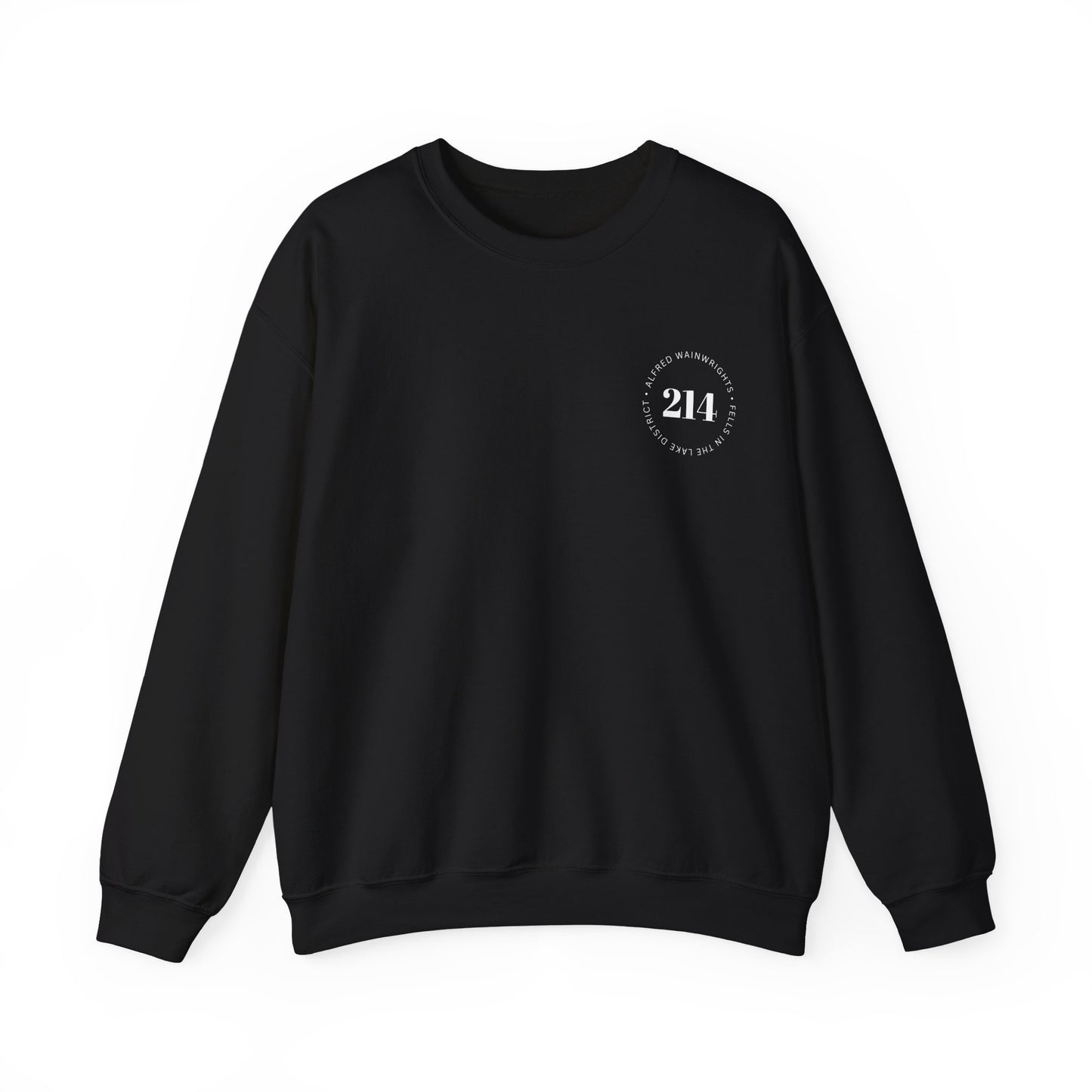 214 Wainwrights Minimalist Crewneck Sweatshirt — Small Chest Logo