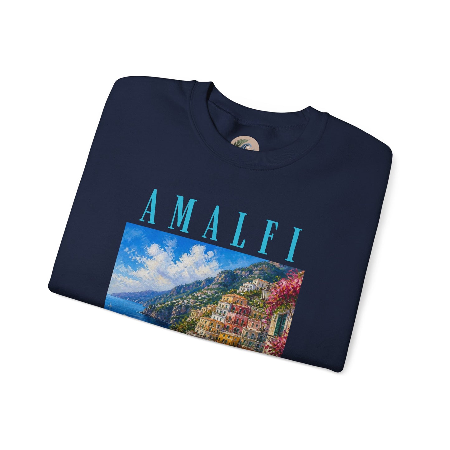 Amalfi Coast Scenic Crewneck Sweatshirt