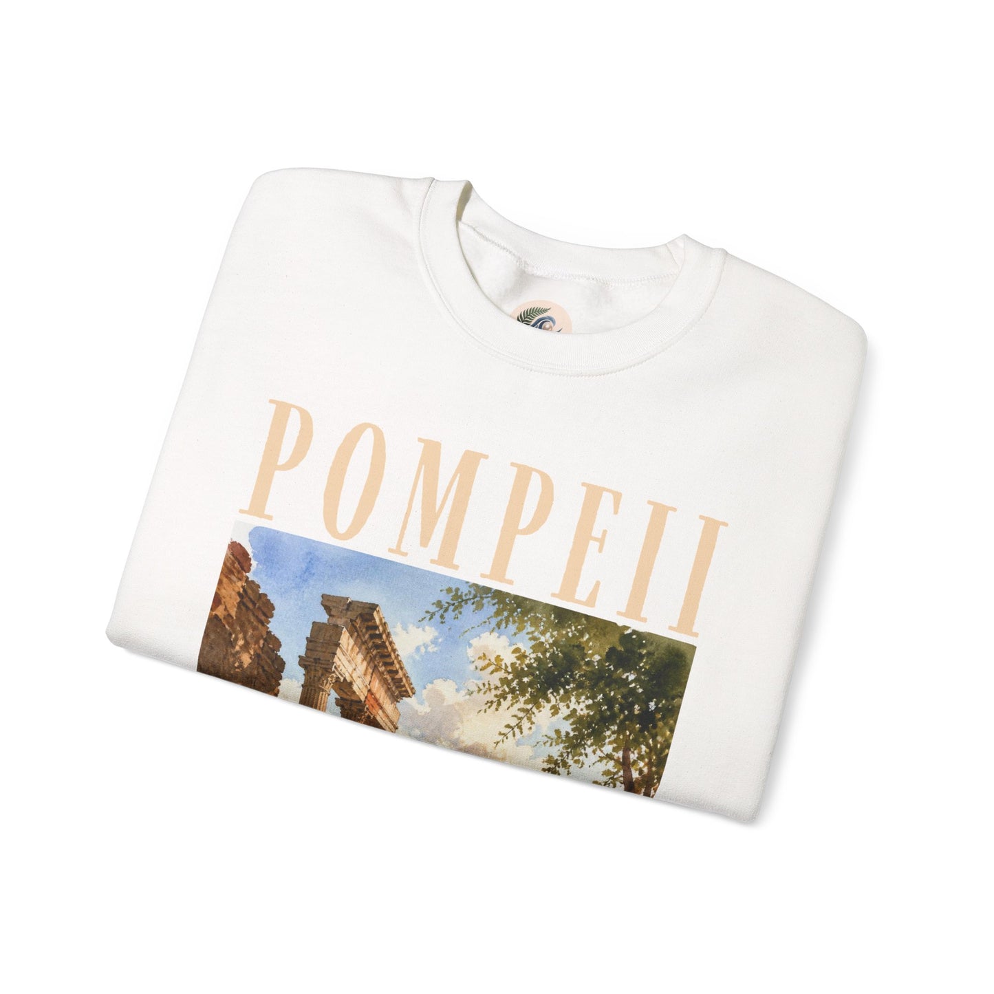 Pompeii Ruins Vintage Crewneck Sweatshirt