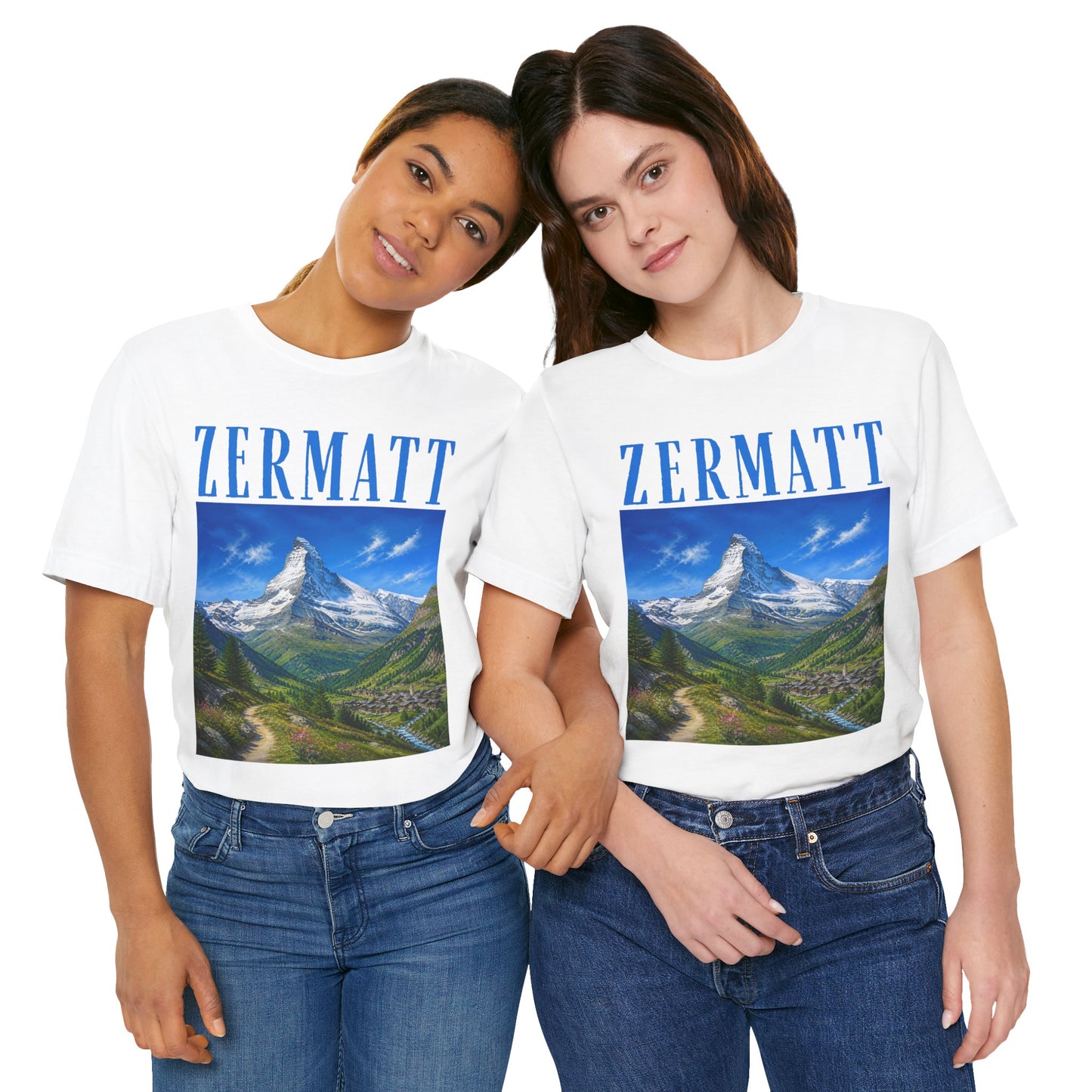 Zermatt Mountain Tee — Scenic Matterhorn Travel T‑Shirt