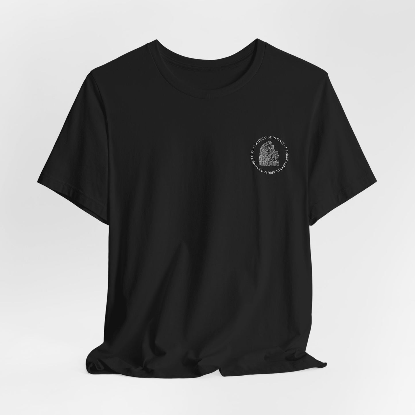 Aperol & Pasta Italy Tee — Minimalist Vintage Liberty Graphic T-Shirt