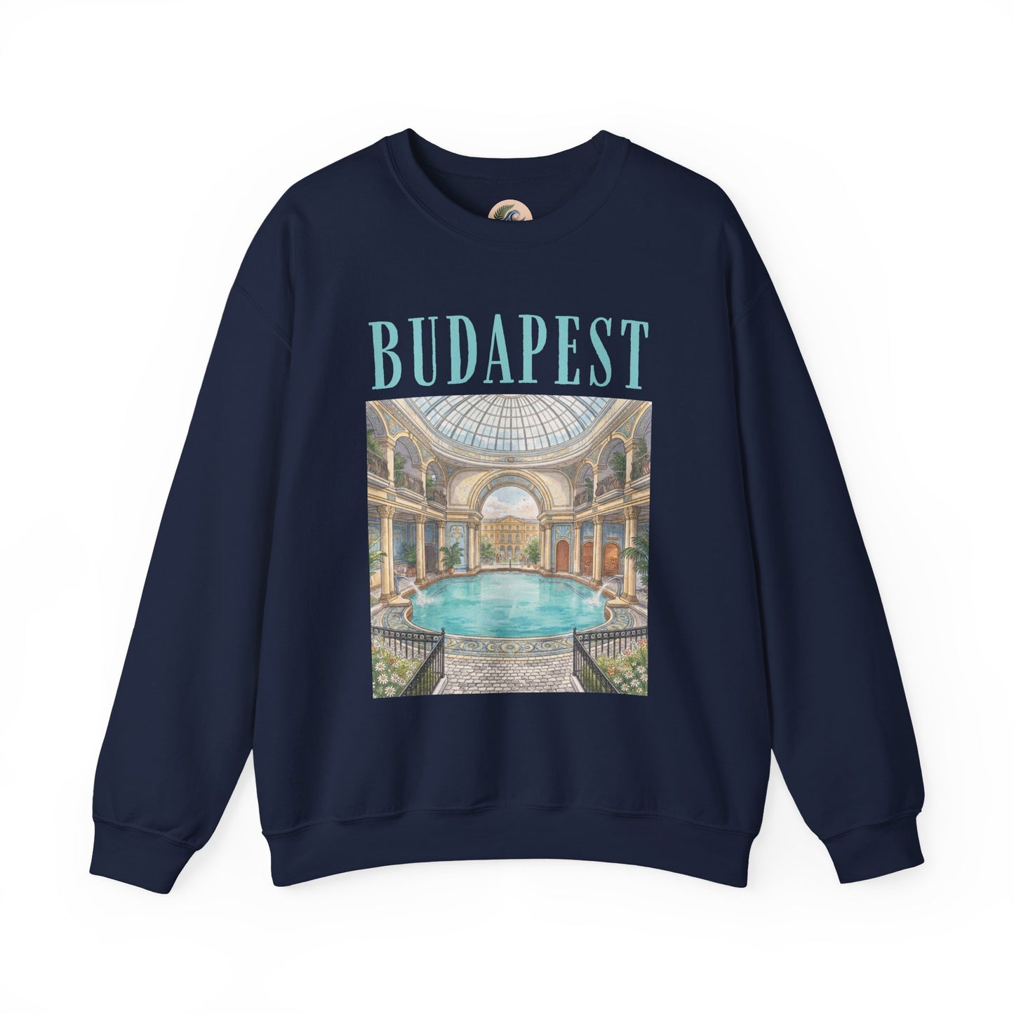 Budapest Thermal Bath Crewneck Sweatshirt