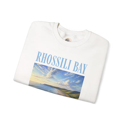 Rhossili Bay Scenic Crewneck Sweatshirt