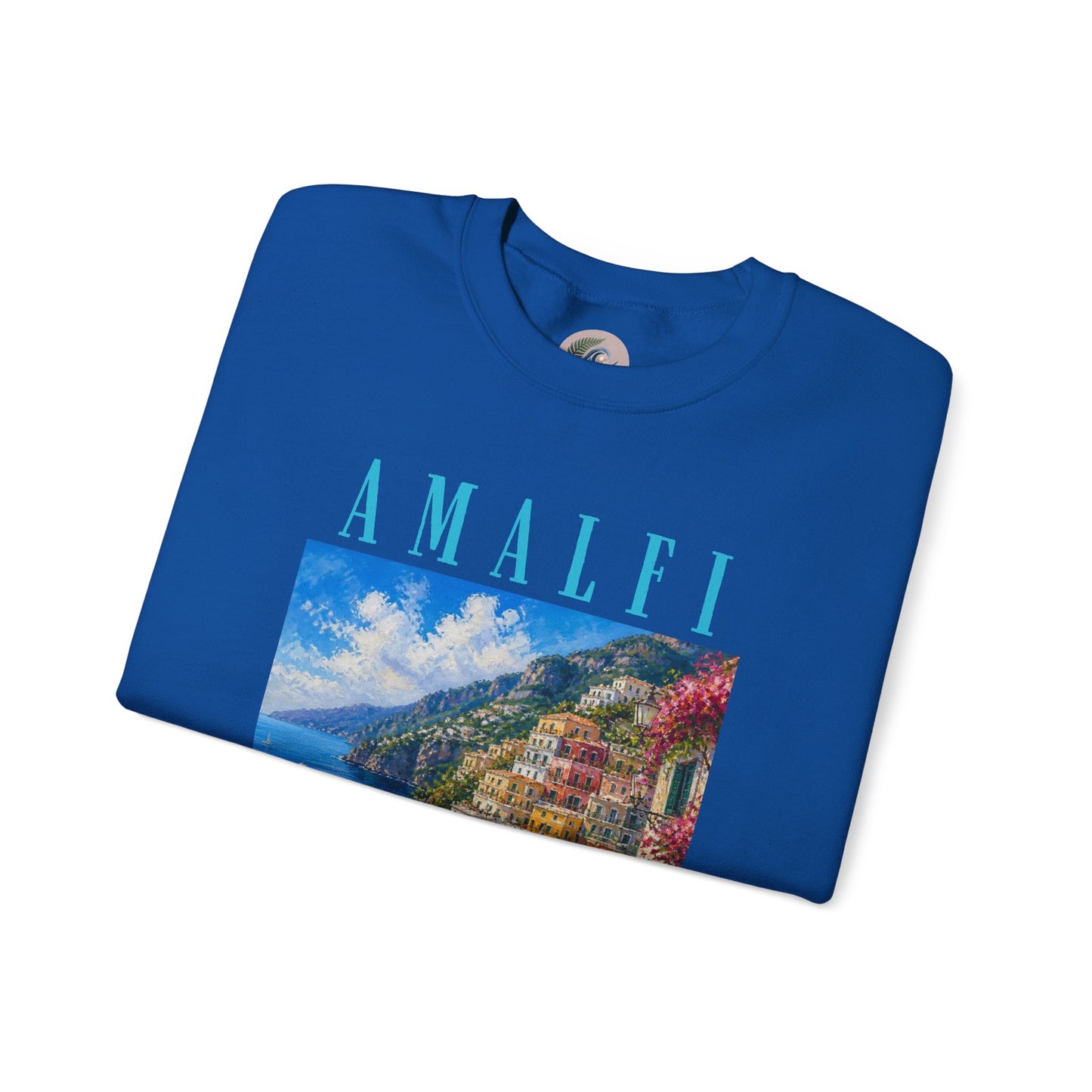 Amalfi Coast Scenic Crewneck Sweatshirt