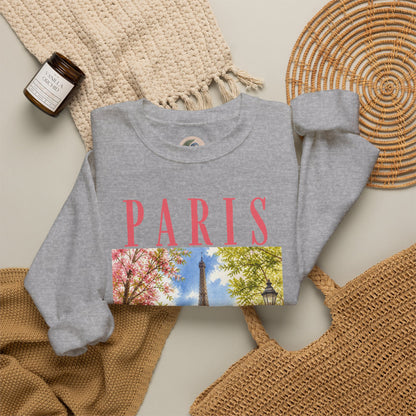 Paris Floral Eiffel Sweatshirt