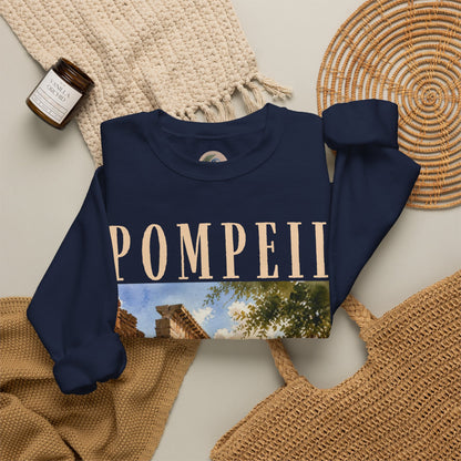 Pompeii Ruins Vintage Crewneck Sweatshirt