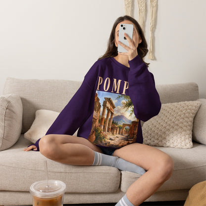 Pompeii Ruins Vintage Crewneck Sweatshirt