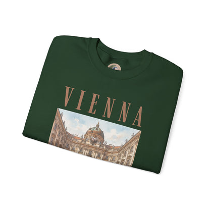 Vienna Palace Crewneck Sweatshirt — Vintage Vienna Travel Sweatshirt