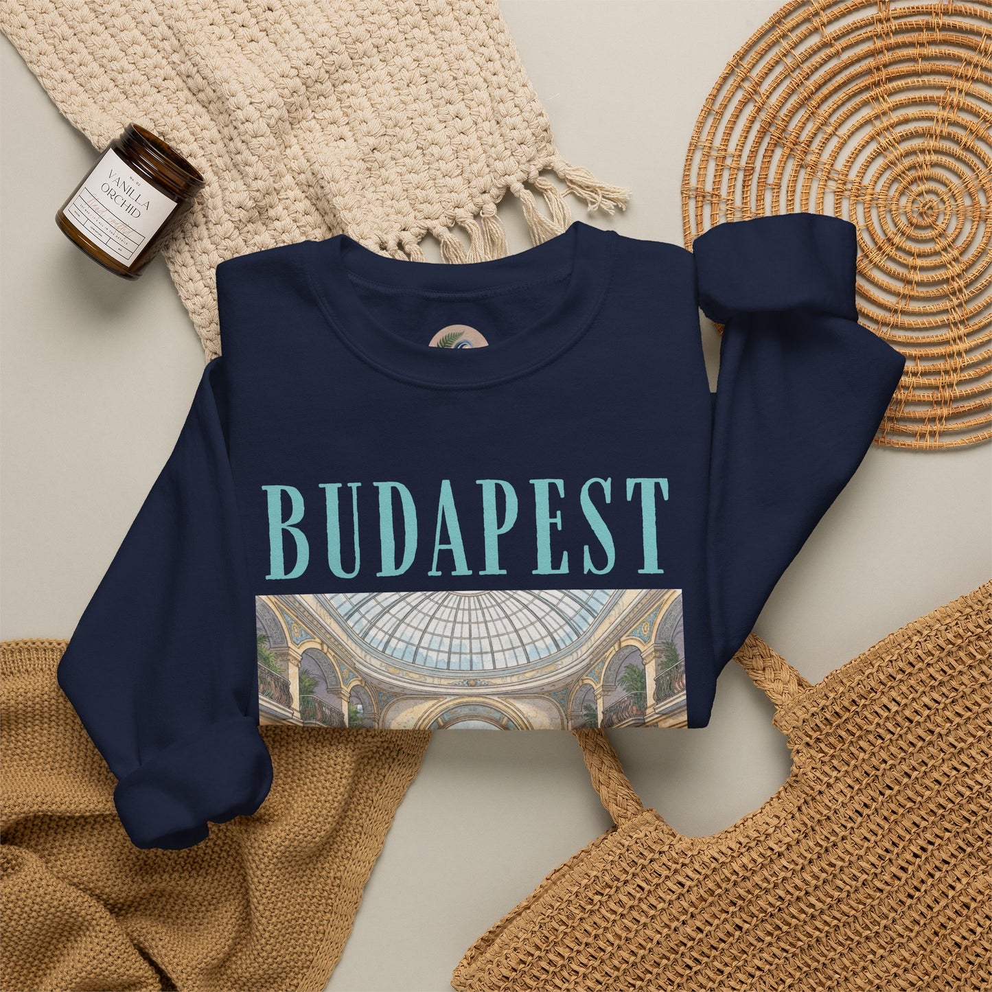 Budapest Thermal Bath Crewneck Sweatshirt