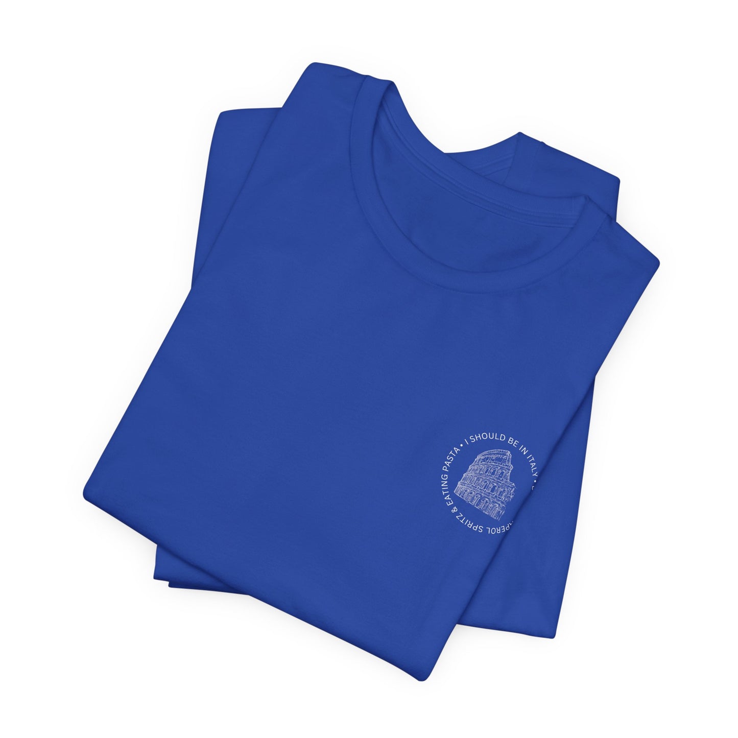 Aperol & Pasta Italy Tee — Minimalist Vintage Liberty Graphic T-Shirt