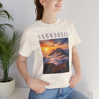 Snowdonia Mountain Sunset T‑Shirt