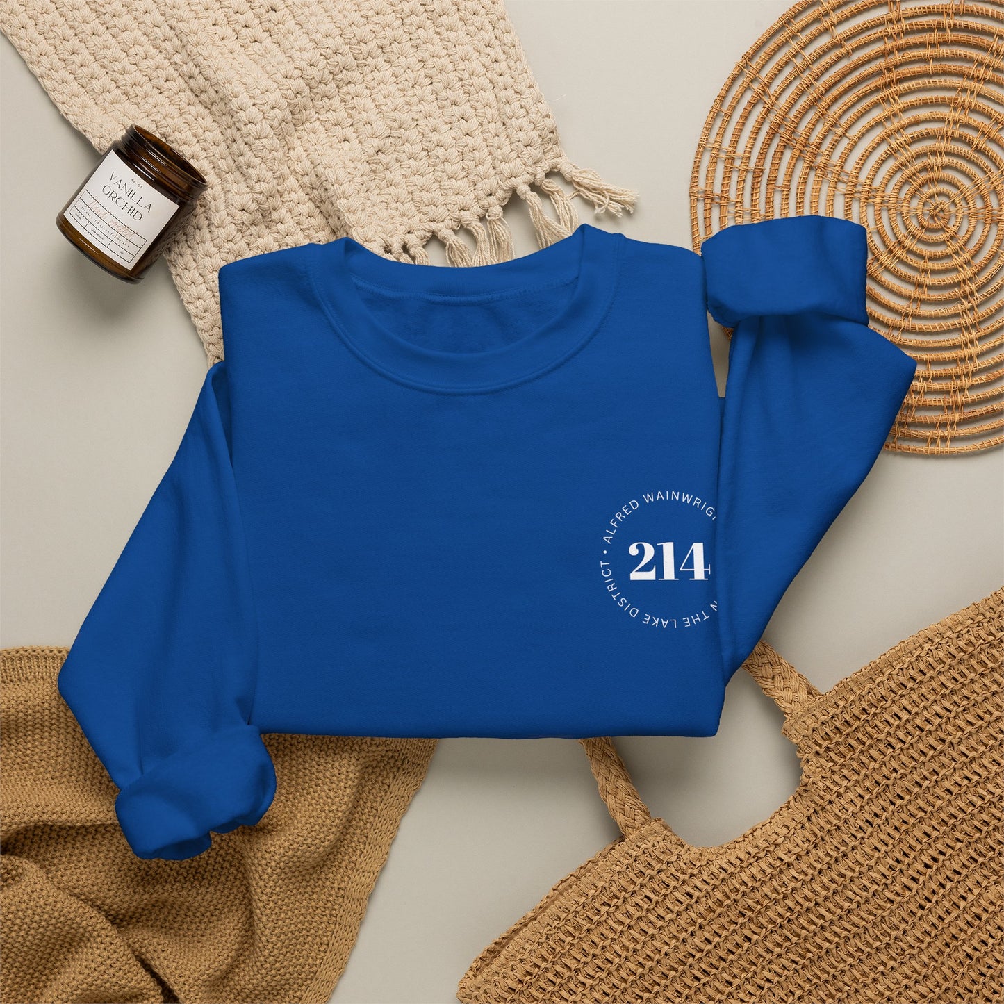 214 Wainwrights Minimalist Crewneck Sweatshirt — Small Chest Logo