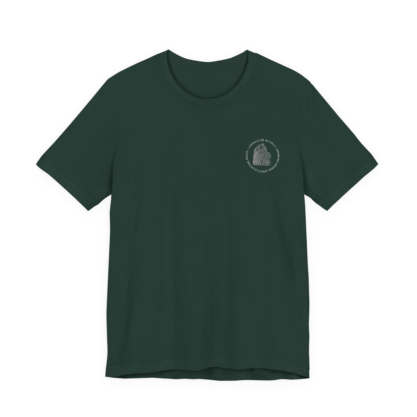 Aperol & Pasta Italy Tee — Minimalist Vintage Liberty Graphic T-Shirt