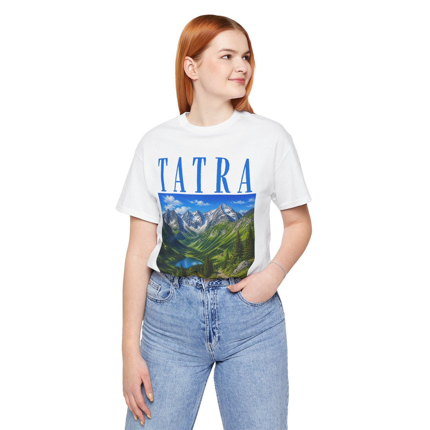 Tatra Mountains Scenic Tee — Mountain Landscape Graphic T-Shirt