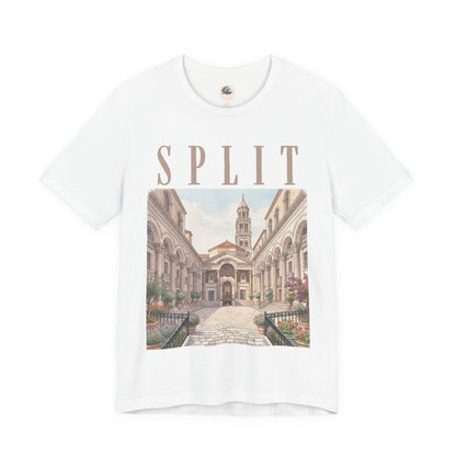 Split Croatia Travel Tee – Vintage Dalmatian Coast Graphic Shirt