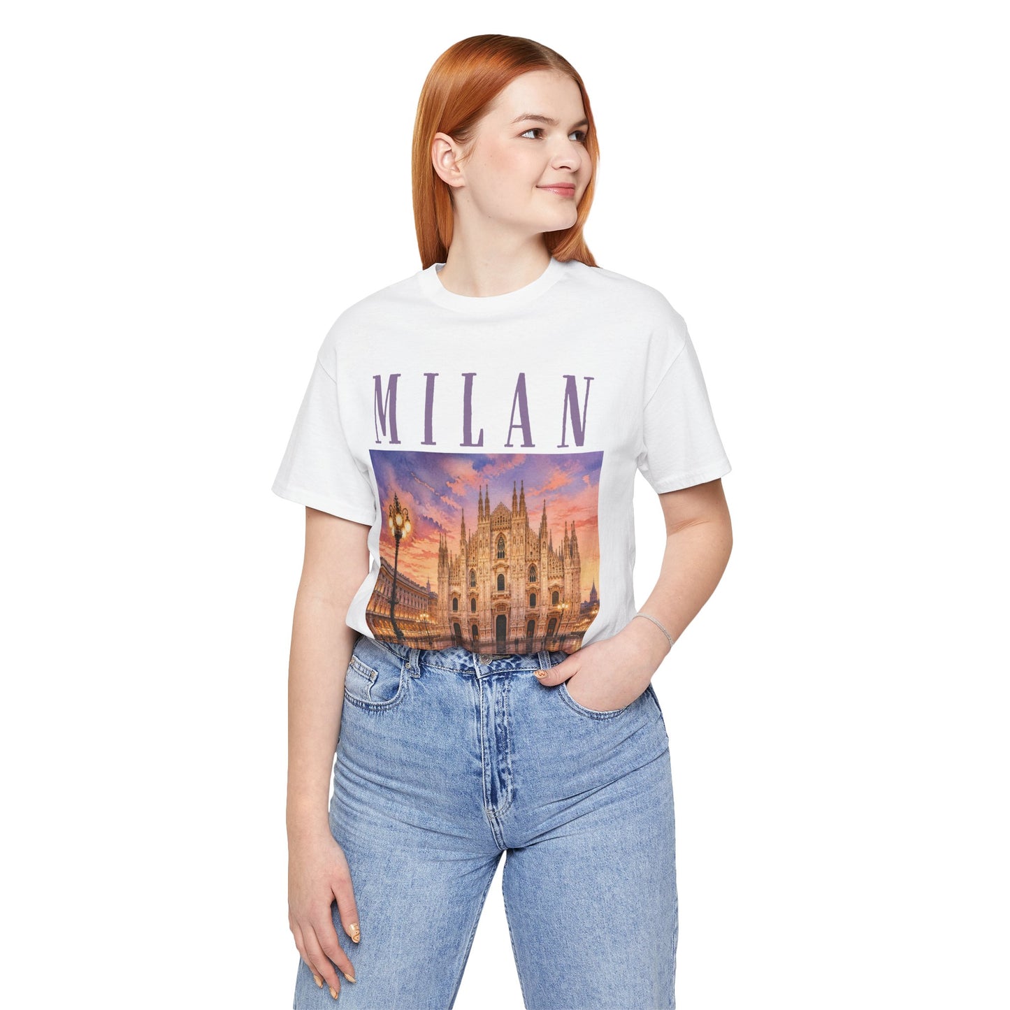 Milan Cathedral Photo Tee – Duomo di Milano Sunset T-Shirt