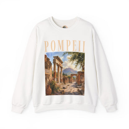 Pompeii Ruins Vintage Crewneck Sweatshirt