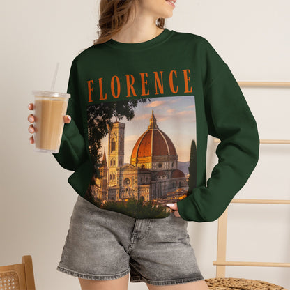 Florence Duomo Crewneck Sweatshirt – Vintage Travel Graphic