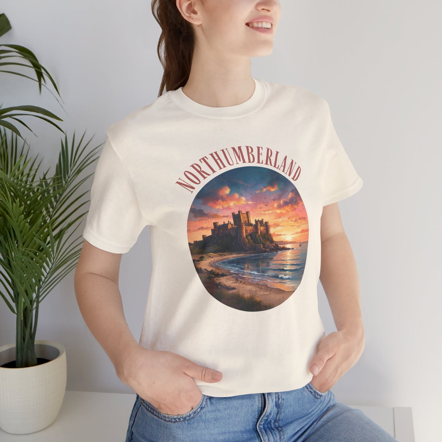 Northumberland Castle Sunset T‑Shirt