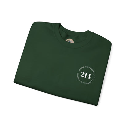214 Wainwrights Minimalist Crewneck Sweatshirt — Small Chest Logo