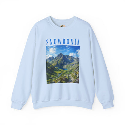 Glyderau Landscape - Snowdonia Mountain Crewneck Sweatshirt