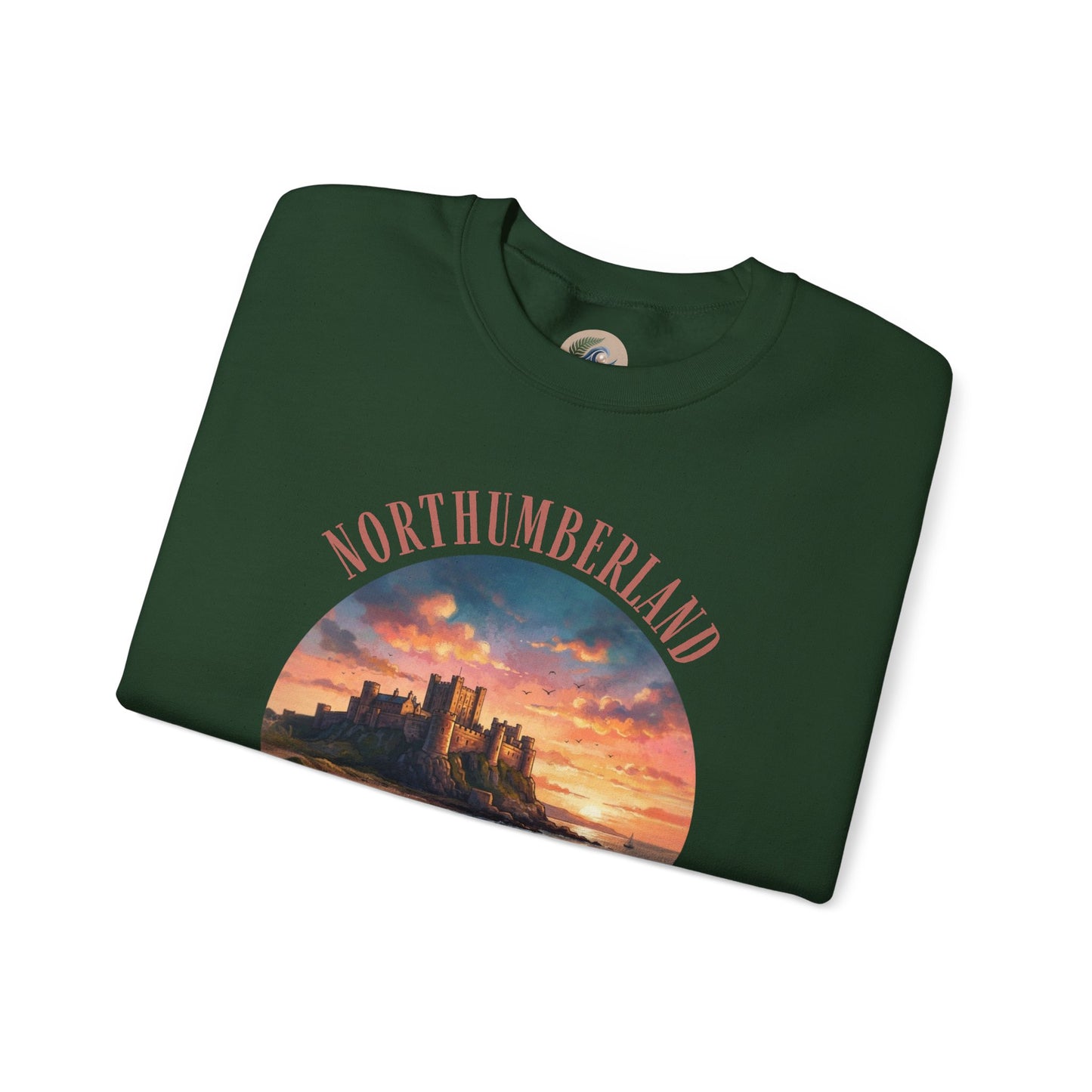 Northumberland Castle Sweatshirt — Scenic Sunset Crewneck