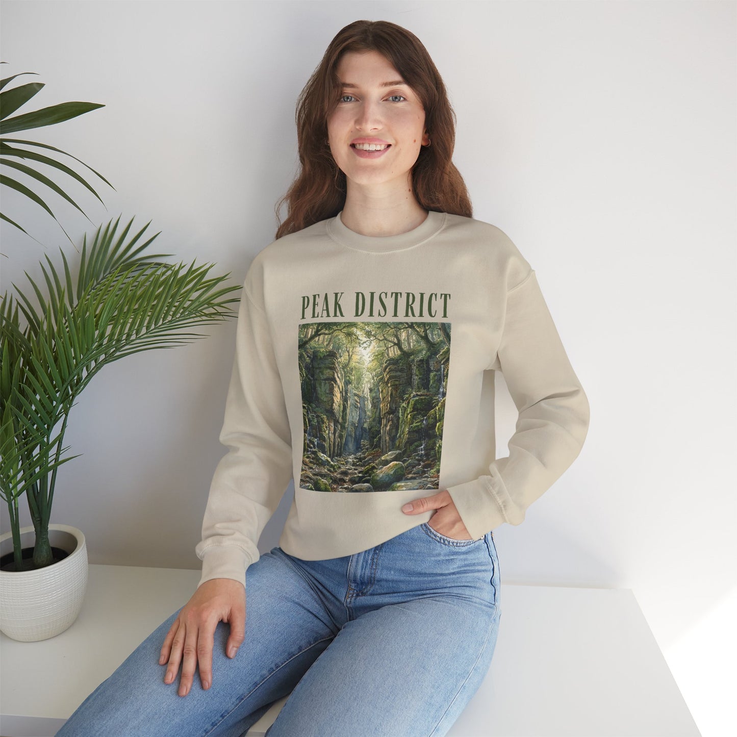 Peak District Luds Church - Scenic Crewneck Sweatshirt