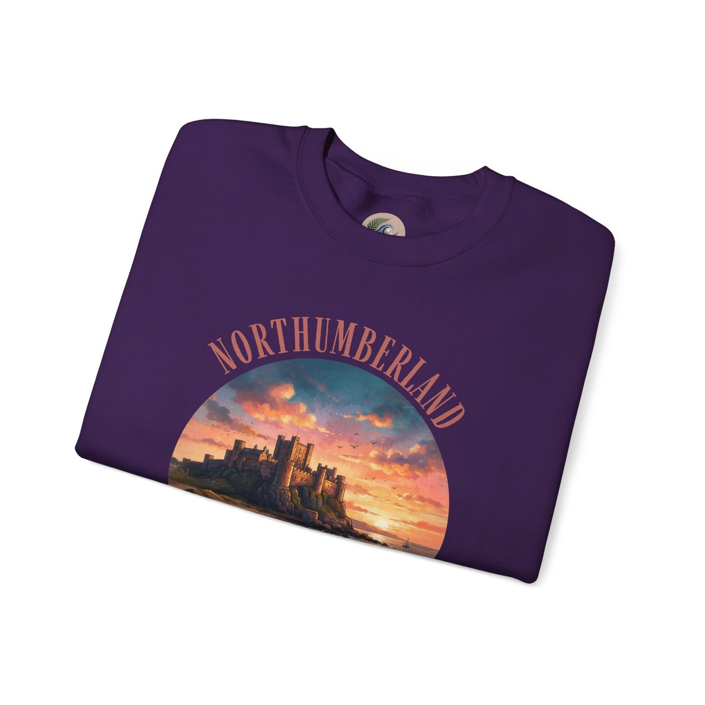 Northumberland Castle Sweatshirt — Scenic Sunset Crewneck