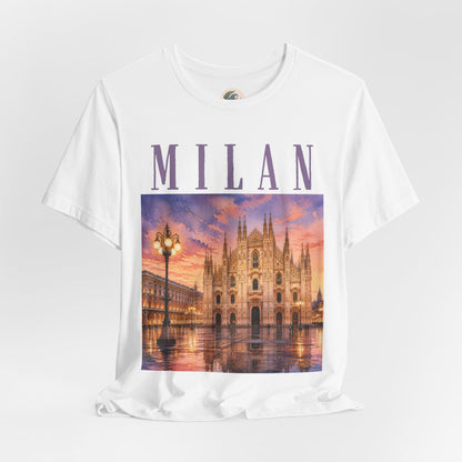Milan Cathedral Photo Tee – Duomo di Milano Sunset T-Shirt