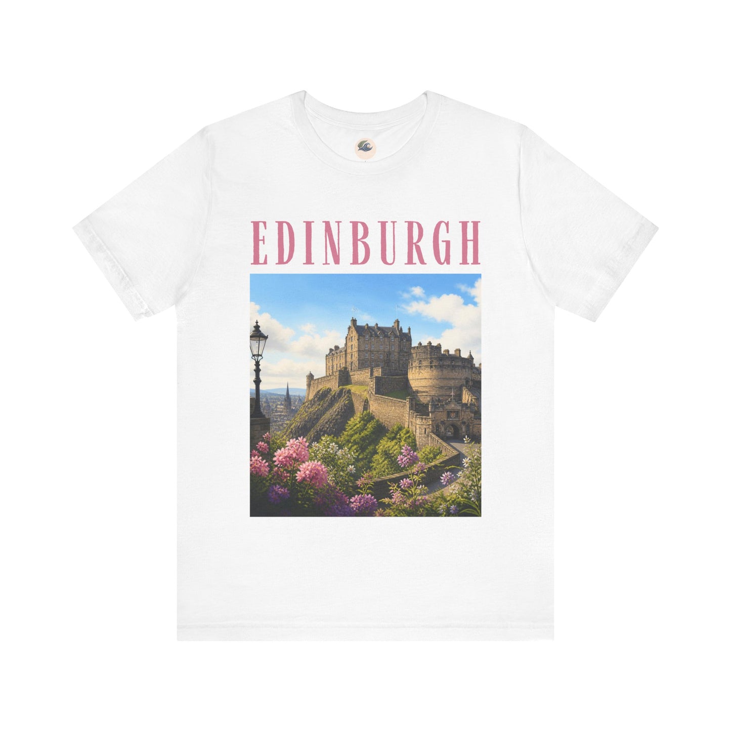 Edinburgh Castle Photo Tee – Vintage Travel T‑Shirt
