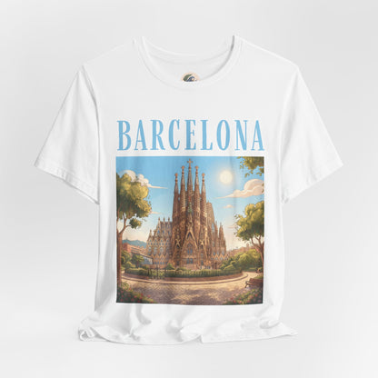 Barcelona Sagrada Família T-Shirt — Vintage Travel Graphic Tee