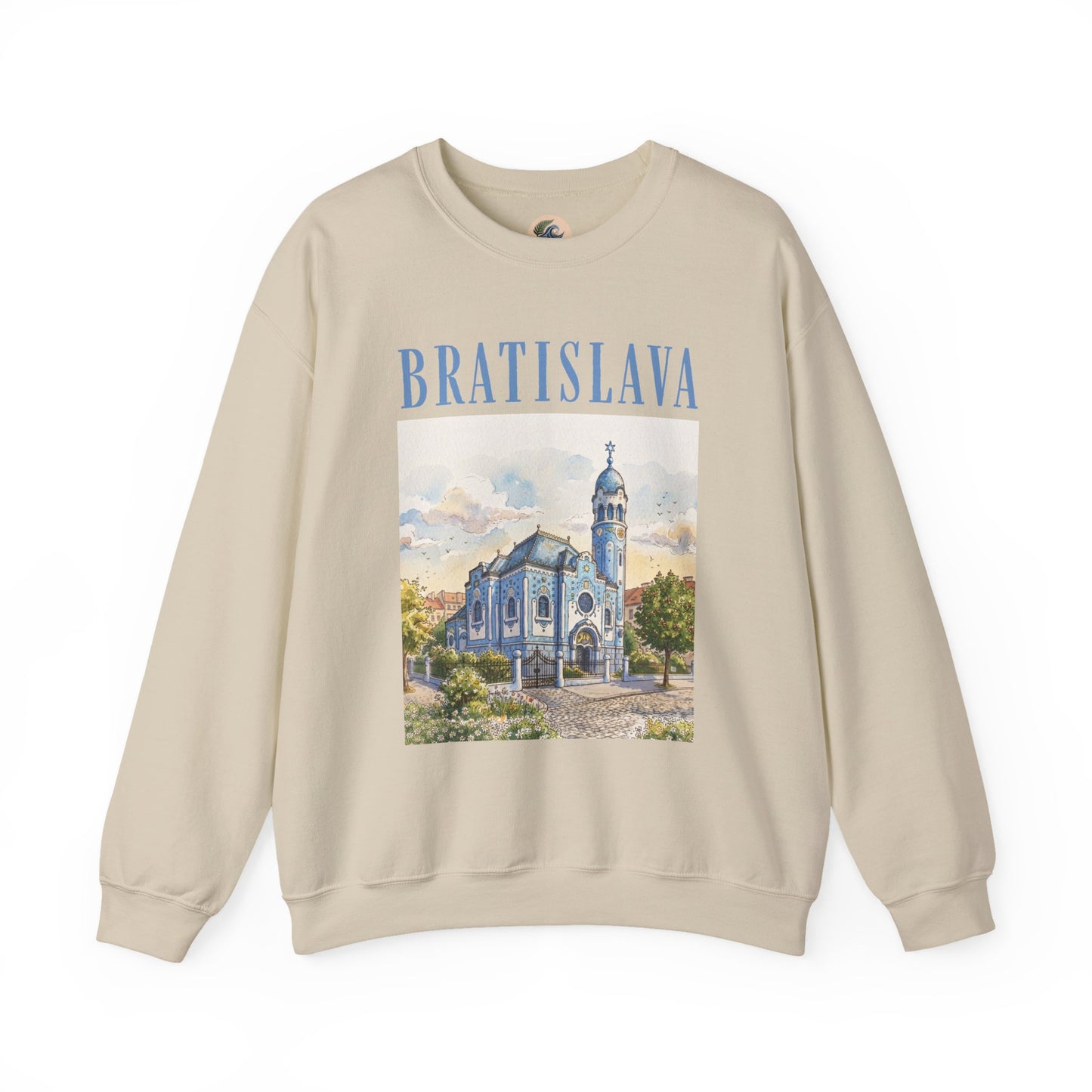 Bratislava Scenic Crewneck Sweatshirt – Vintage Cityscape Graphic