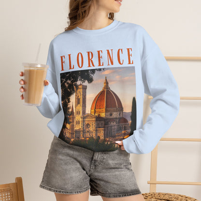 Florence Duomo Crewneck Sweatshirt – Vintage Travel Graphic