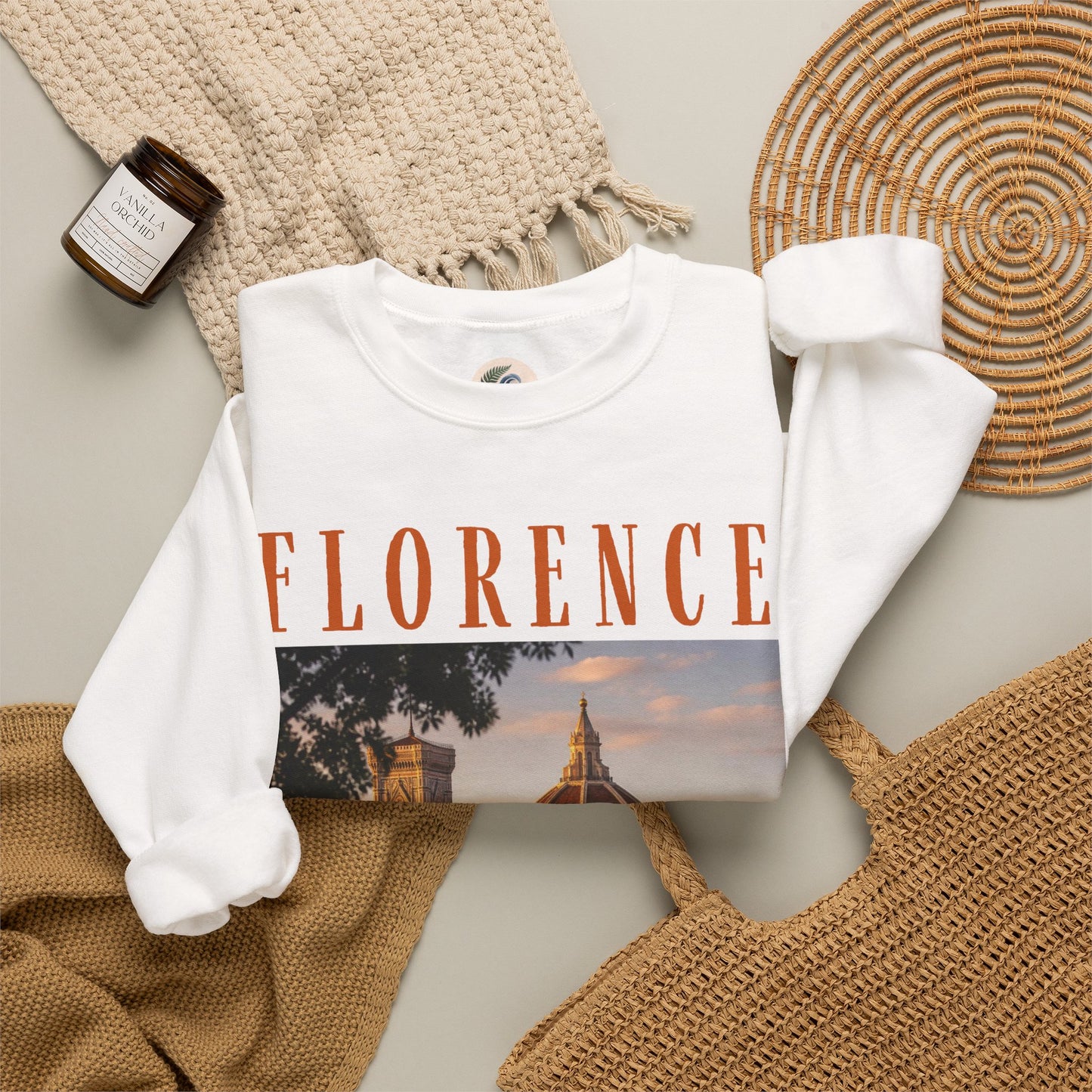 Florence Duomo Crewneck Sweatshirt – Vintage Travel Graphic