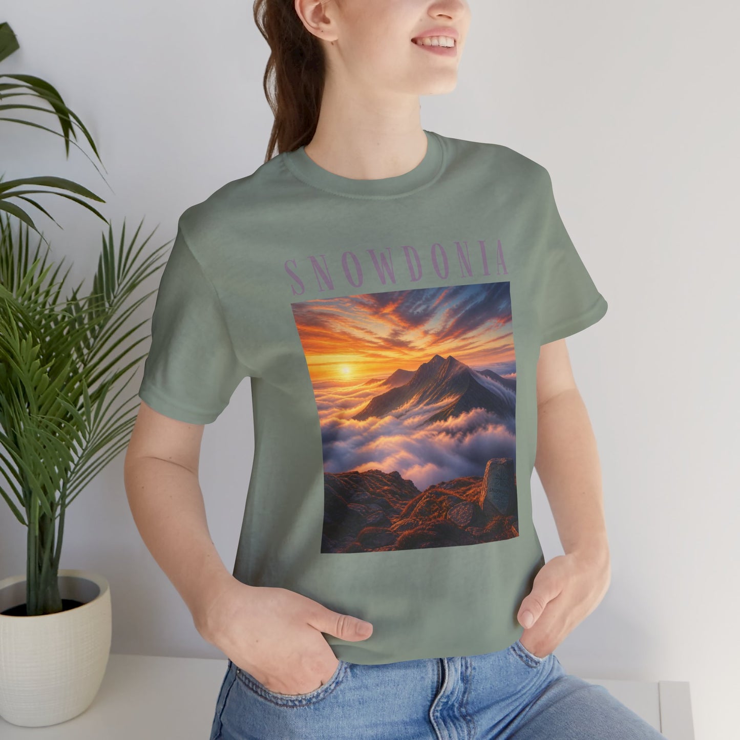 Snowdonia Mountain Sunset T‑Shirt