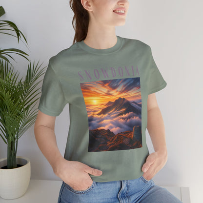Snowdonia Mountain Sunset T‑Shirt
