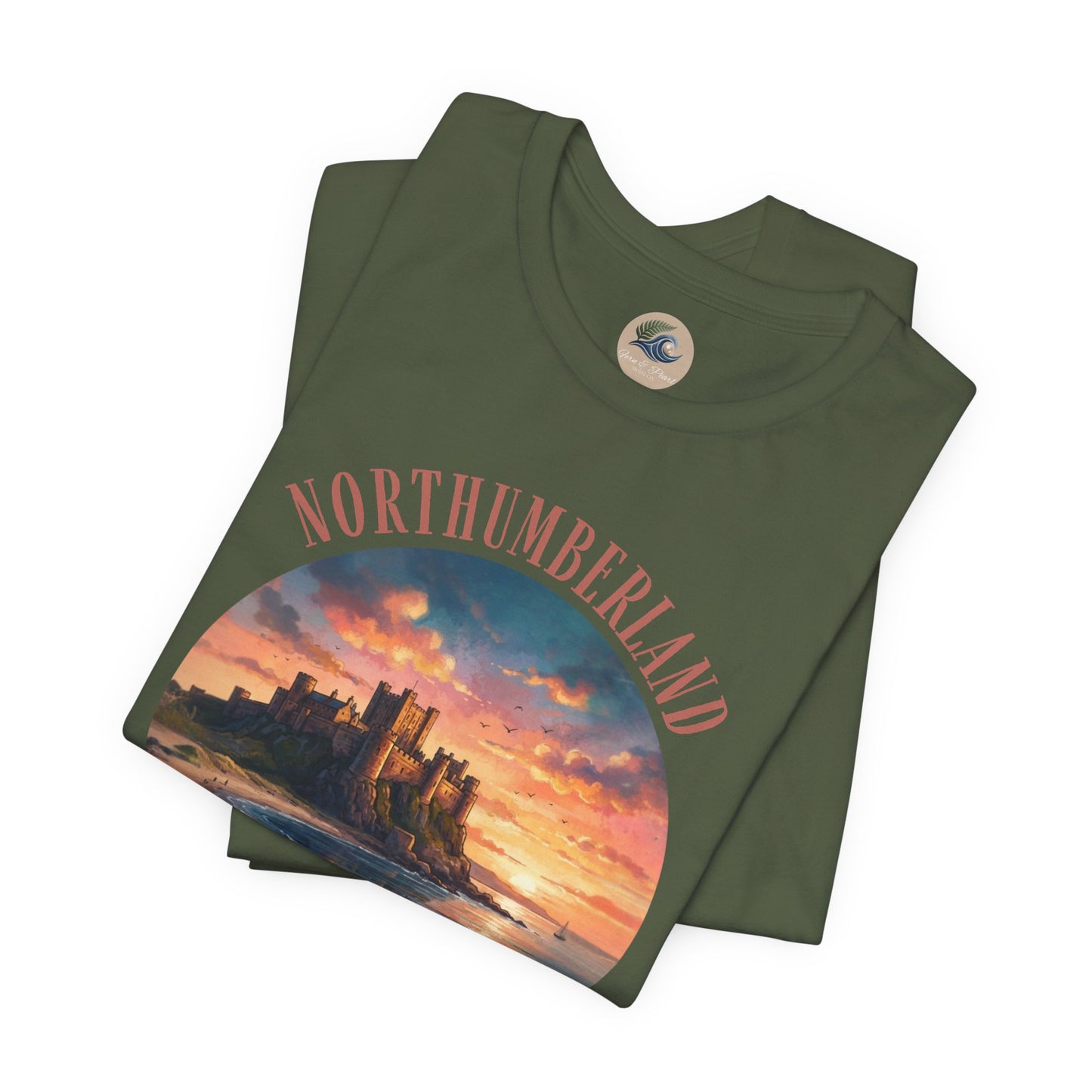 Northumberland Castle Sunset T‑Shirt