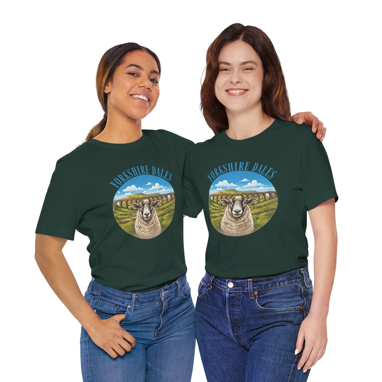 Yorkshire Dales Sheep T-Shirt — Scenic Countryside Tee