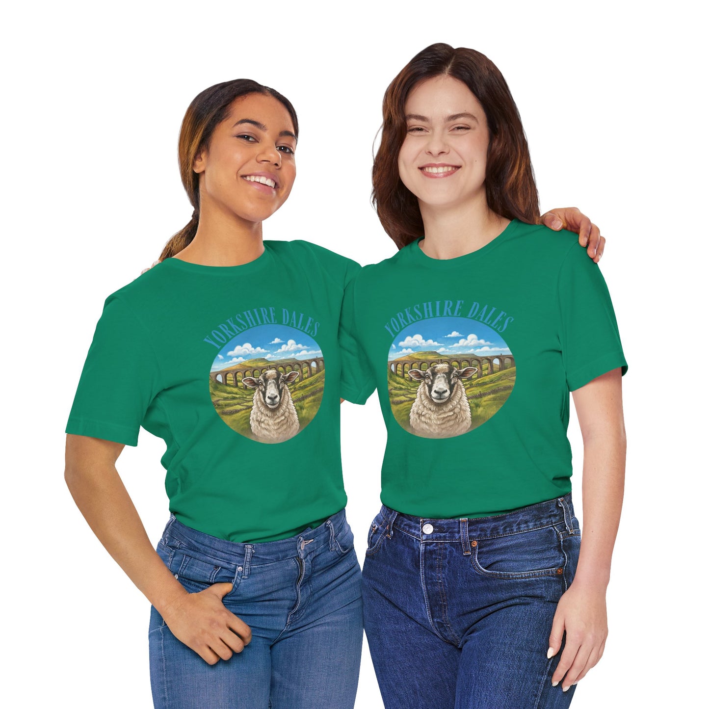 Yorkshire Dales Sheep T-Shirt — Scenic Countryside Tee