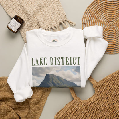 Lake District Scenic Sweatshirt — Vintage Landscape Crewneck