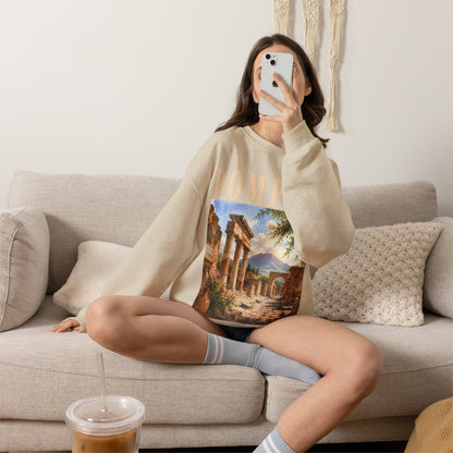 Pompeii Ruins Vintage Crewneck Sweatshirt
