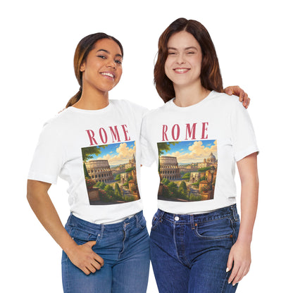 Rome Vintage Travel Tee — Colosseum Scenic Graphic T-Shirt